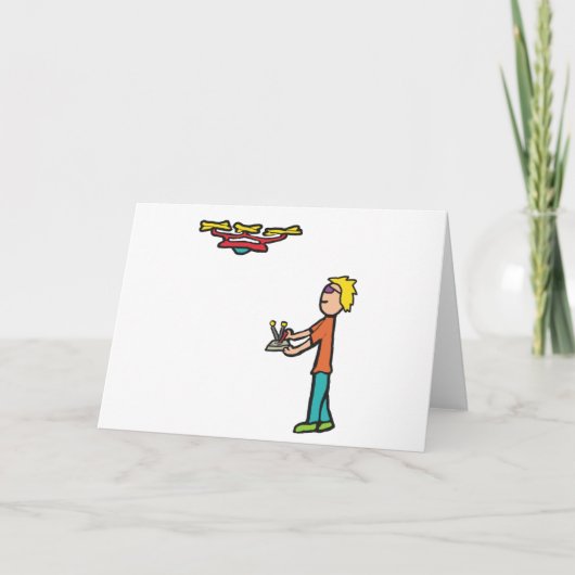 RC Drone Flying Kaart (Voorkant)