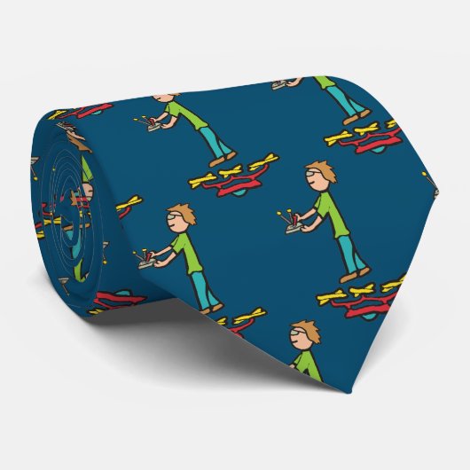 RC Drone Flying Stropdas (Opgerold)