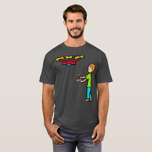 RC Drone Flying T-shirt (Voorkant volledig)