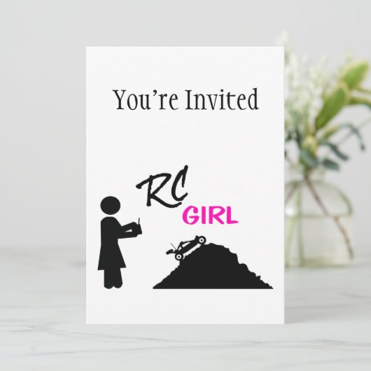 RC Girl Kaart (Staand voorkant)