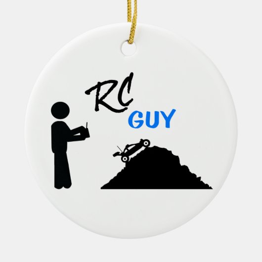 RC Guy Keramisch Ornament (Voorkant)