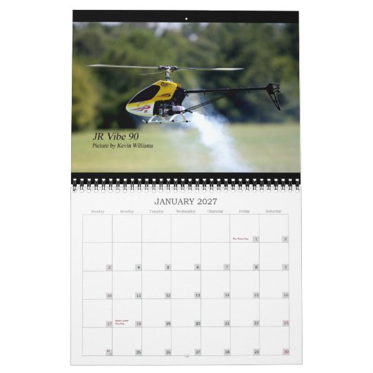 RC Heli-agenda Kalender (Jan 2027)