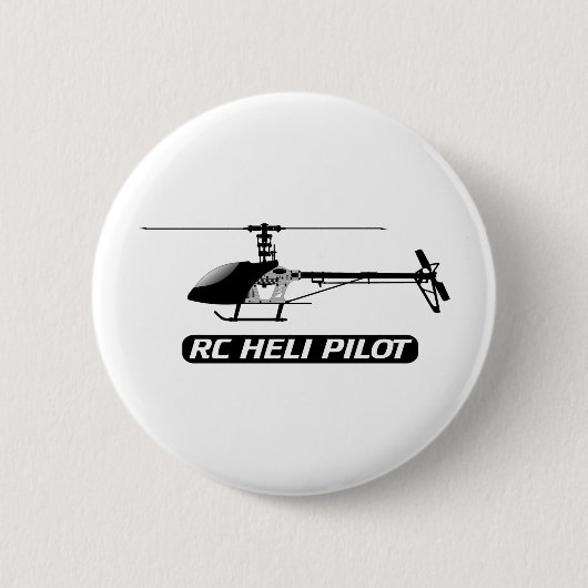 RC-helikopterpiloot Ronde Button 5,7 Cm (Voorkant)