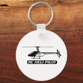 RC-helikopterpiloot Sleutelhanger (Voorkant)