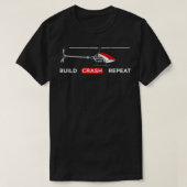 RC-helikopterpiloot T-shirt (Design voorkant)