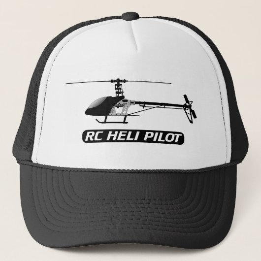RC-helikopterpiloot Trucker Pet (Voorkant)