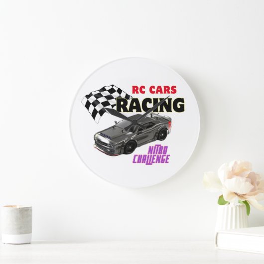 RC klok Gift - Controle RC Car klok (Huis)