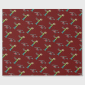 RC Model Helikopter vliegen Cadeaupapier (Vlak)