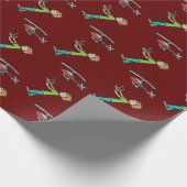 RC Model Helikopter vliegen Cadeaupapier (Hoek)