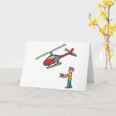 RC Model Helikopter vliegen Kaart (Gele Bloem)