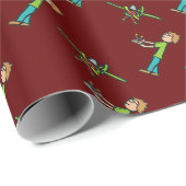 RC-modelvliegtuigvliegen Cadeaupapier (Rol Hoek)