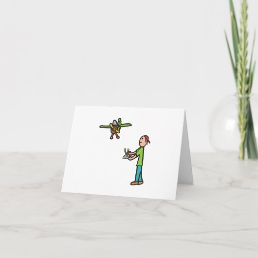 RC-modelvliegtuigvliegen Kaart (Voorkant)