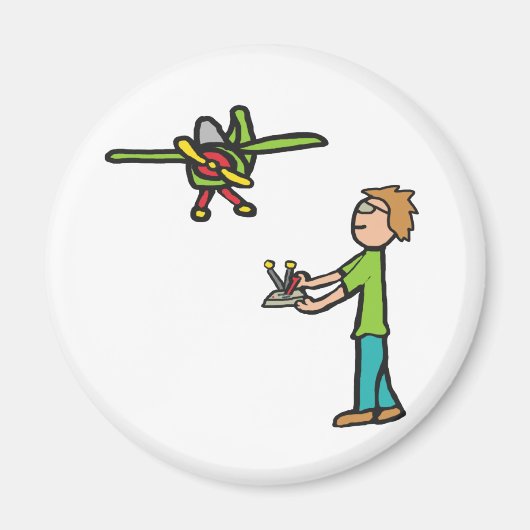 RC-modelvliegtuigvliegen Magneet (Voorkant)