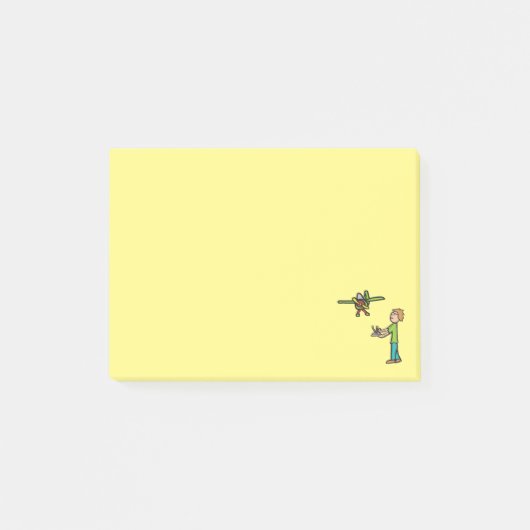 RC-modelvliegtuigvliegen Post-it® Notes (Voorkant)