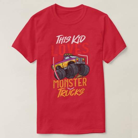 Rc Monster Truck Remote Control Car T-shirt (Design voorkant)