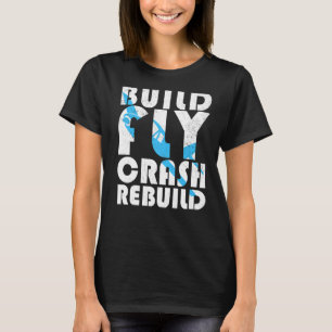 Rc Pilot Model Vliegtuigmodelvliegtuig Rc Vliegtui T-shirt