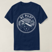 RC Pilot-vliegtuig met afstandsbediening T-shirt (Design voorkant)