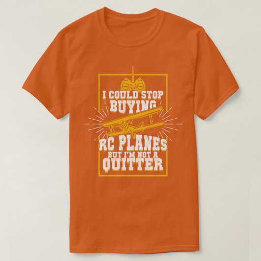 RC Plane afstandsbediening radiogolven bestuurd Ca T-shirt (Design voorkant)