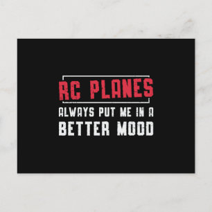 RC Plane Better Mood Vliegtuig Vliegtuig RC Vliegt Briefkaart