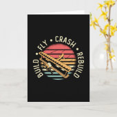 RC Plane Build Fly Crash Rebuild Pilot RC Planes Kaart (Gele Bloem)