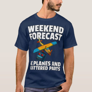 RC Plane Gift For RC Pilot Model Airplane Lover T-shirt
