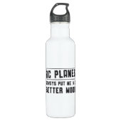 RC Planes Better Mood Vliegtuig Vliegtuig RC Waterfles (Voorkant)