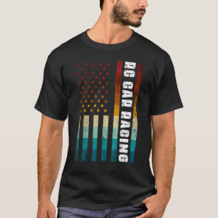 RC Racing Amerikaanse Vlag Afstandsbediening Radio T-shirt