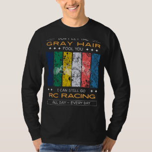 RC Racing Enthousiast Tee - Grijs Haar, Snelheidsd T-shirt