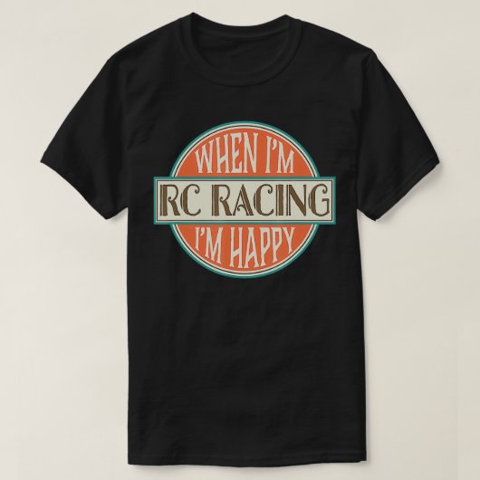 RC Racing Gift Radio Control Planes Boten T-shirt (Design voorkant)