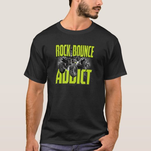 RC Rock Bouncer Hill Climbing Offroad Racing T-shirt (Voorkant)