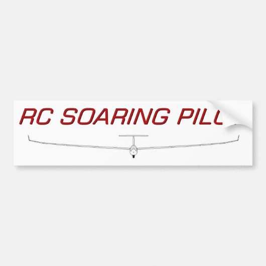 RC Soaring Pilot Bumpersticker (Voorkant)