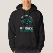 RC-testpiloot als ik Duck dat je te veel RC-vliegt Hoodie (Voorkant)