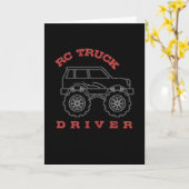RC Truck Driver-model Kaart (Gele Bloem)