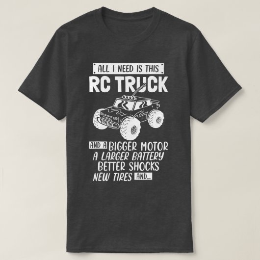 RC Truck Remote Controlled Car RC Car Racing Car T-shirt (Design voorkant)