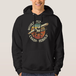 RC-vliegtuig bouwen vliegen crashen herbouwen pilo Hoodie