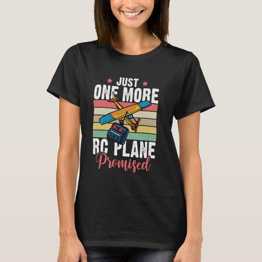 RC Vliegtuig Funny Flying Plane Beginner T-shirt (Voorkant)