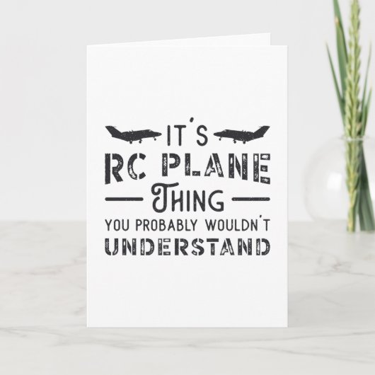 RC Vliegtuig Het is RC Vliegtuig Thing Pilot RC Vl Kaart (Voorkant)
