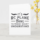 RC Vliegtuig Het is RC Vliegtuig Thing Pilot RC Vl Kaart (Gele Bloem)