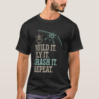 RC-vliegtuig met radiografische besturing T-shirt