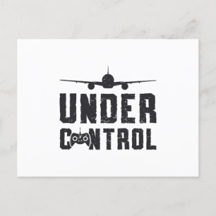 RC Vliegtuig onder controle Piloot Vliegtuig RC Vl Briefkaart