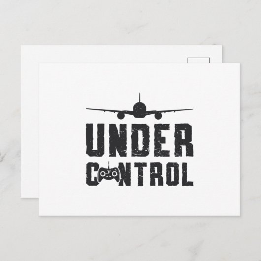 RC Vliegtuig onder controle Piloot Vliegtuig RC Vl Briefkaart (Voorkant / Achterkant)