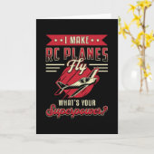 RC Vliegtuig Piloot Vliegtuig Funny RC Planes Kaart (Gele Bloem)