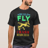 RC Vliegtuig Pilot Hobby Funny Model Plane T-shirt (Voorkant)