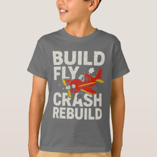 RC-vliegtuignavigatie met vliegtuigpiloot model T- T-shirt