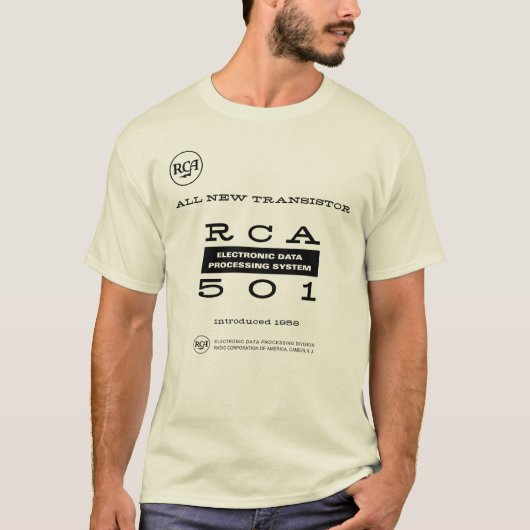 RCA 501 Computer T-Shirt (Voorkant)