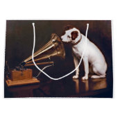 RCA Victor Dog Gift Bag Groot Cadeauzakje (Voorkant)
