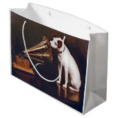 RCA Victor Dog Gift Bag Groot Cadeauzakje (Achterkant Gekanteld)