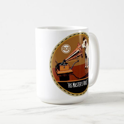 RCA zijn meesters stembord Koffiemok (Voorkant rechts)