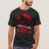 RCAF18 Hornet-vliegtuig T-shirt (Voorkant)
