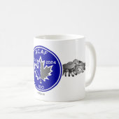 RCAF 100 Grijze Logo Mok (Voorkant rechts)